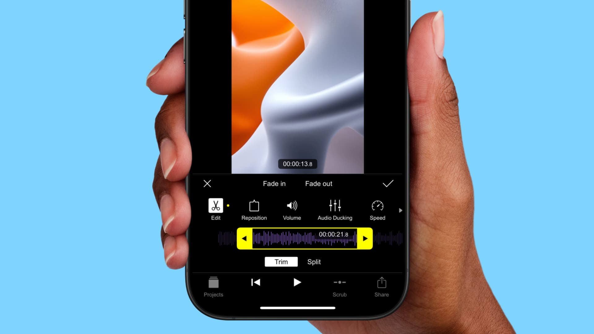 Hinzufügen von Musik zu Fotos auf dem iPhone