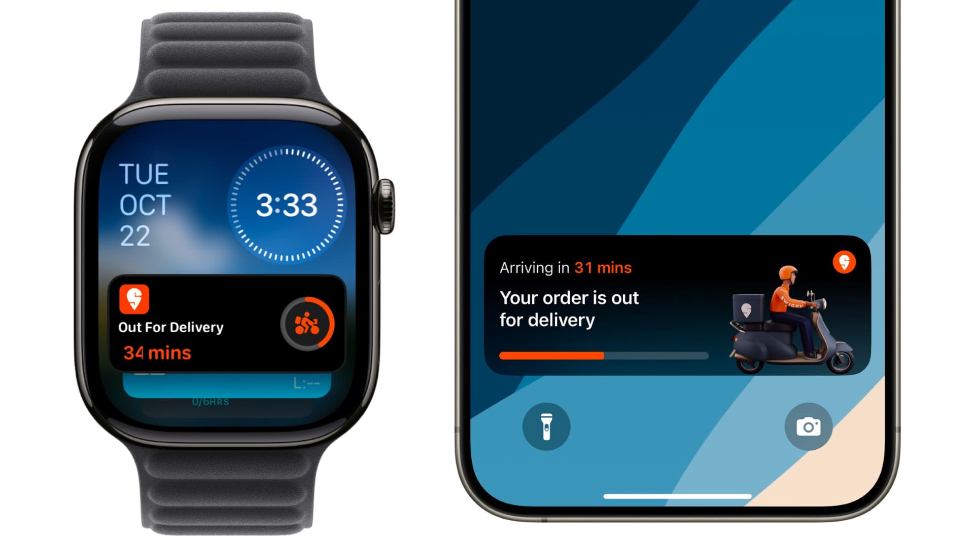 Live Activities from an app on Apple Watch and iPhone