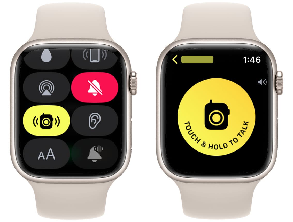 Walkie-Talkie Schalten Sie Walkie Talkie im Kontrollzentrum ein. Sprechen Sie schnell mit Ihren Freunden in der Walkie Talkie-App.