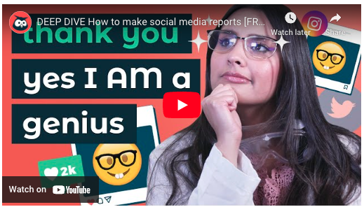 Vidéo YouTube : ÉTUDE APPROFONDIE Comment rédiger des rapports sur les médias sociaux [MODÈLE GRATUIT]