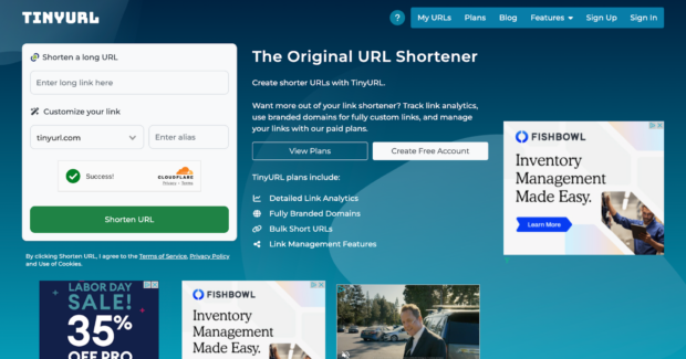 TinyURL, der ursprüngliche URL-Shortener