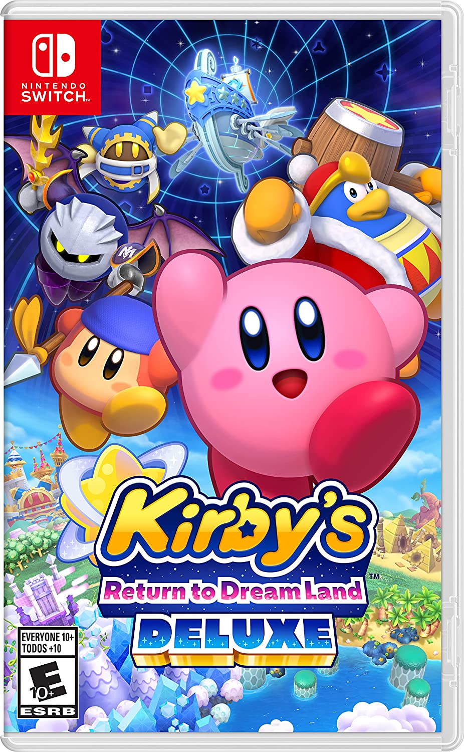 Kirbys Rückkehr zu Dream Land Deluxe Game Artwork.