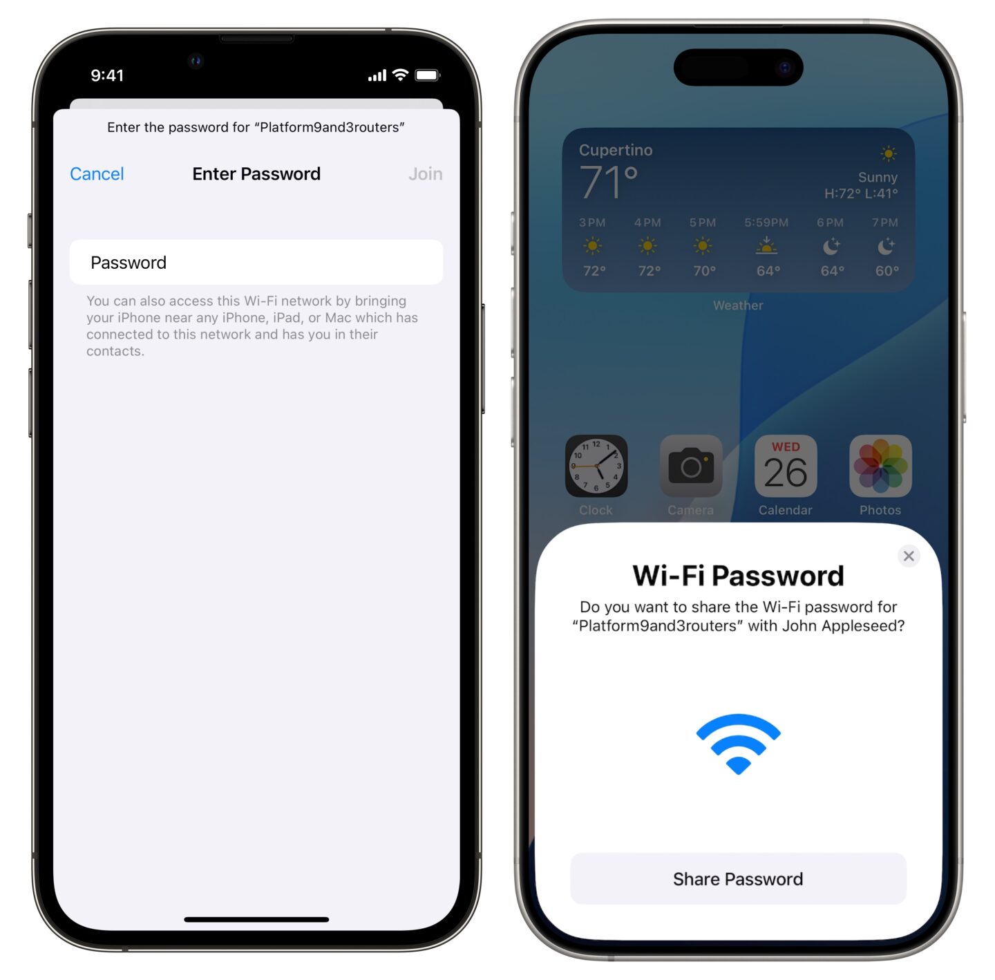 Teilen Sie Wi-Fi-Passwort Teilen Sie Ihr Wi-Fi-Passwort automatisch weiter