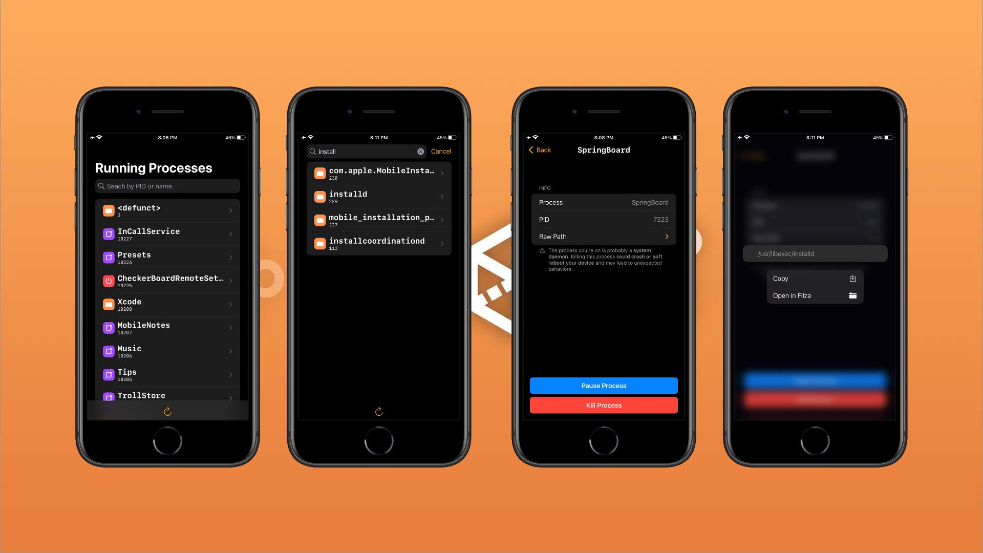 Extrude screenshot examples.