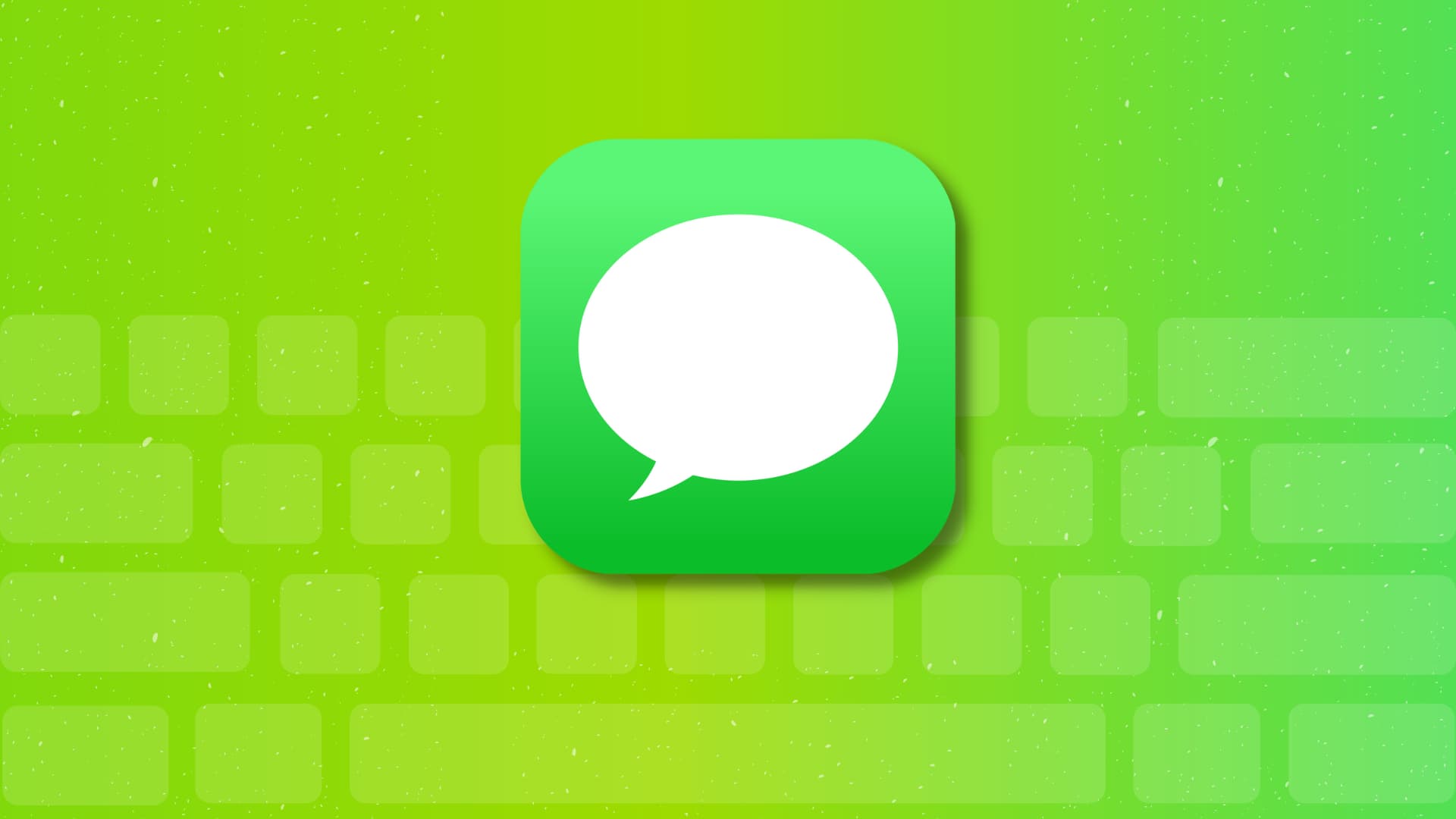 Apple Message App -Tastaturverknüpfung
