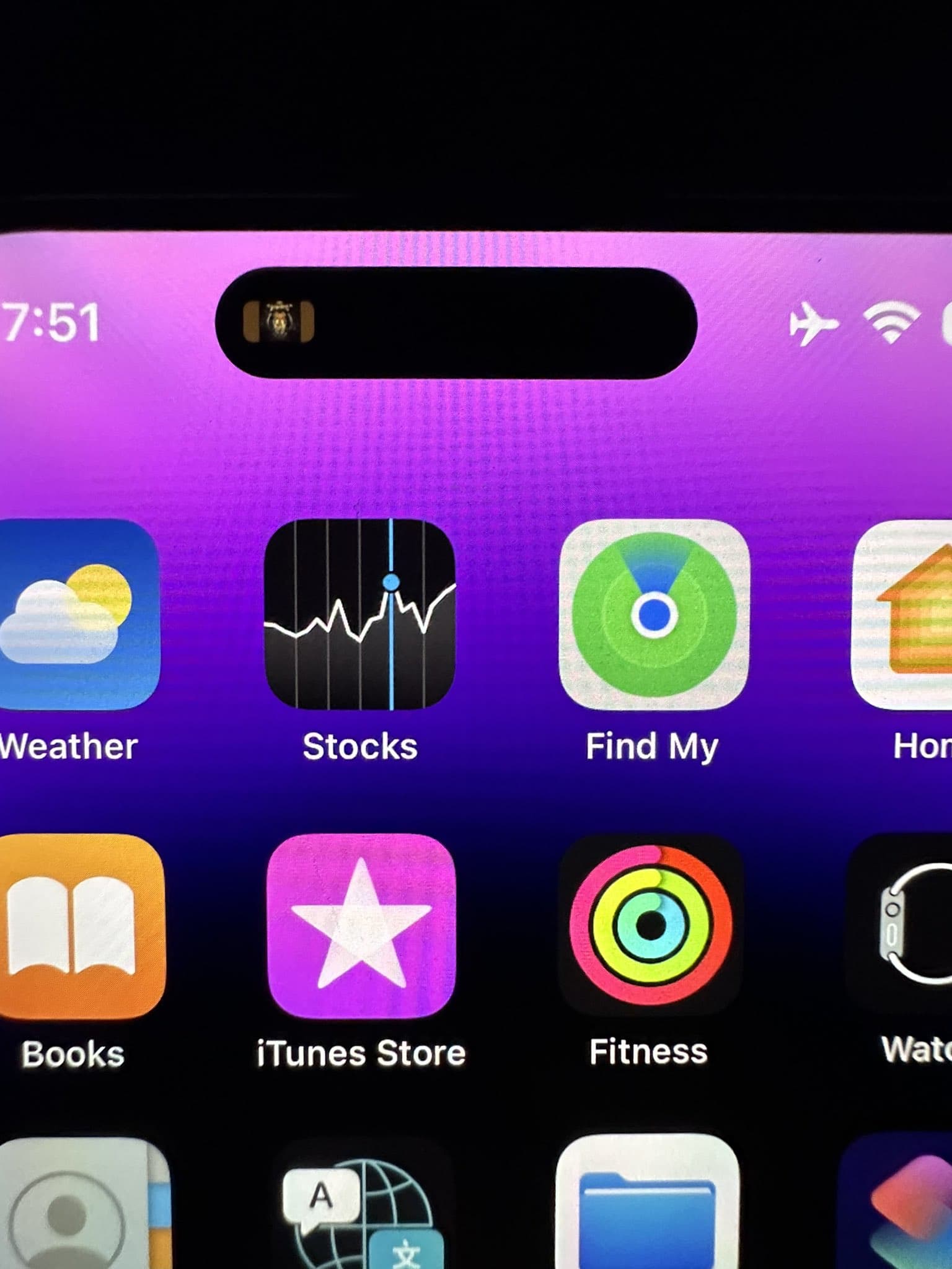 Nowaveform arbeitet mit dem Miniisland Jailbreak -Tweak.