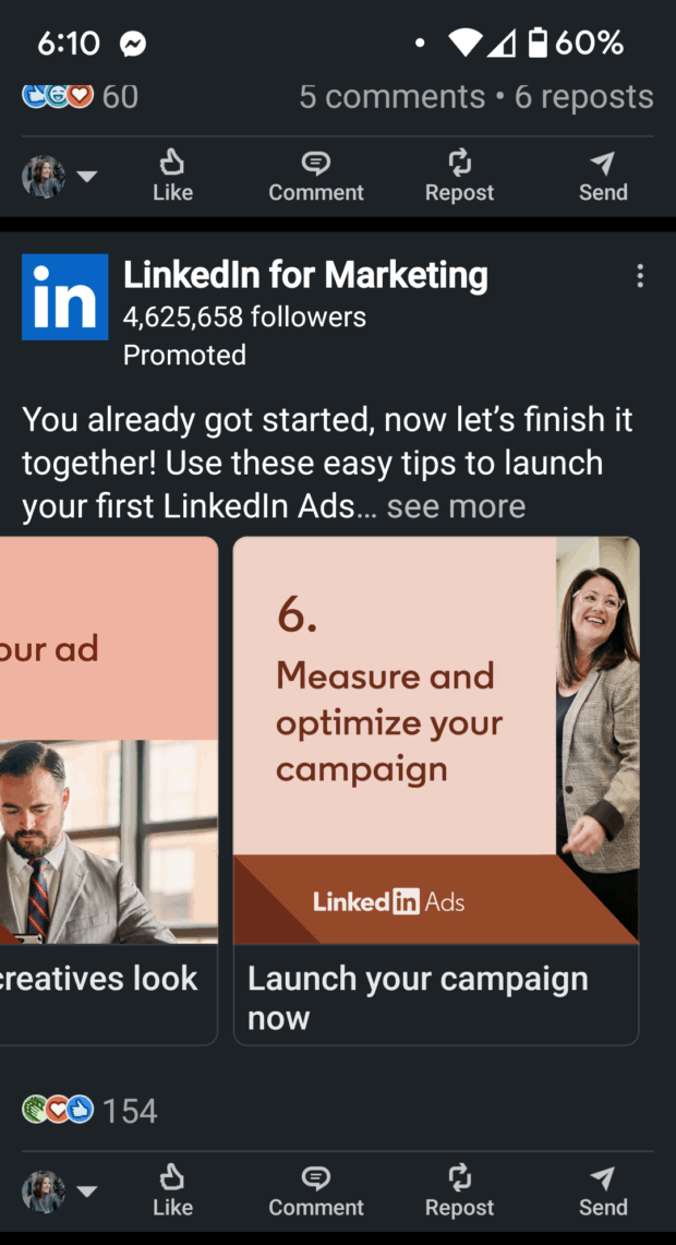 LinkedIn für Marketing -Anzeigen -Tipps messen und optimieren die Kampagne