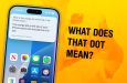 Was ist mit diesem orange und grünen Punkt auf Ihrem iPhone los?