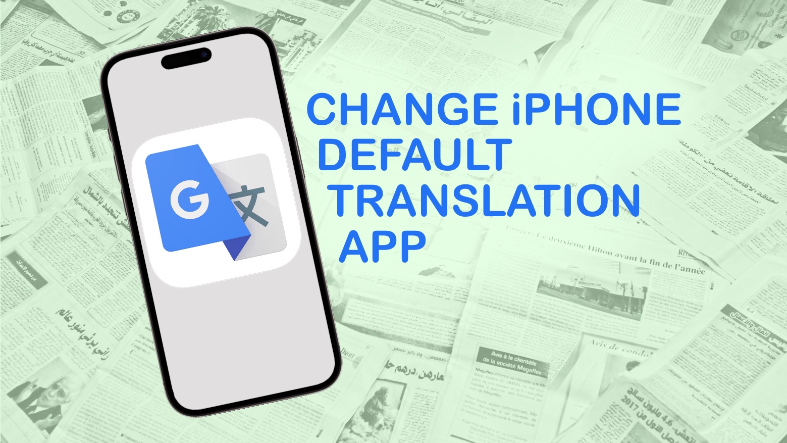 So lassen Sie Google die Standardübersetzungs -App Ihres iPhone übersetzen