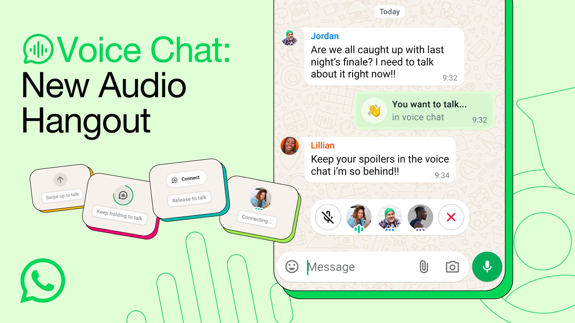 So starten Sie WhatsApp Voice Chats mit Gruppenteilnehmern