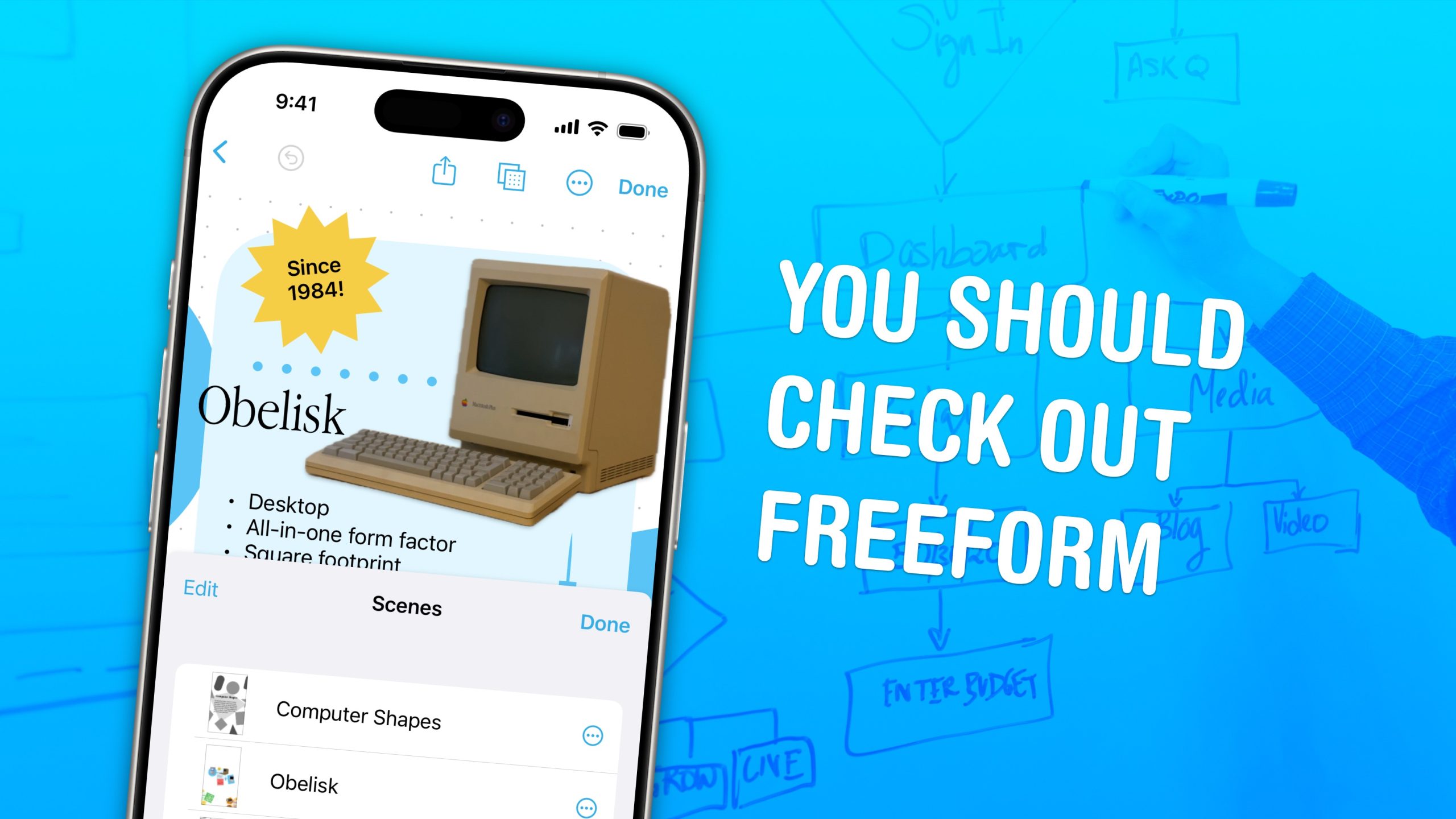 So verwenden Sie Freeform, Apples kollaborative digitale Whiteboard -App