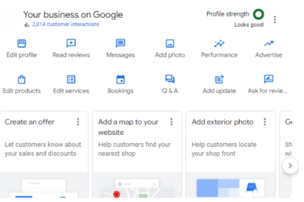 Richten Sie das Google Business Profil ein