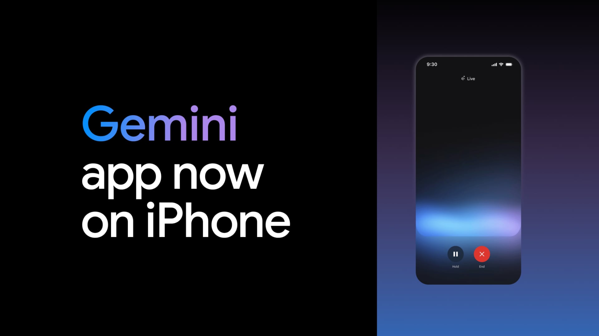 Gemini iPhone app banner.