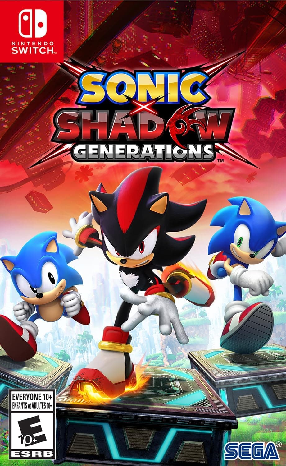 Sonic X Shadow Generations für Nintendo Switch Artwork.