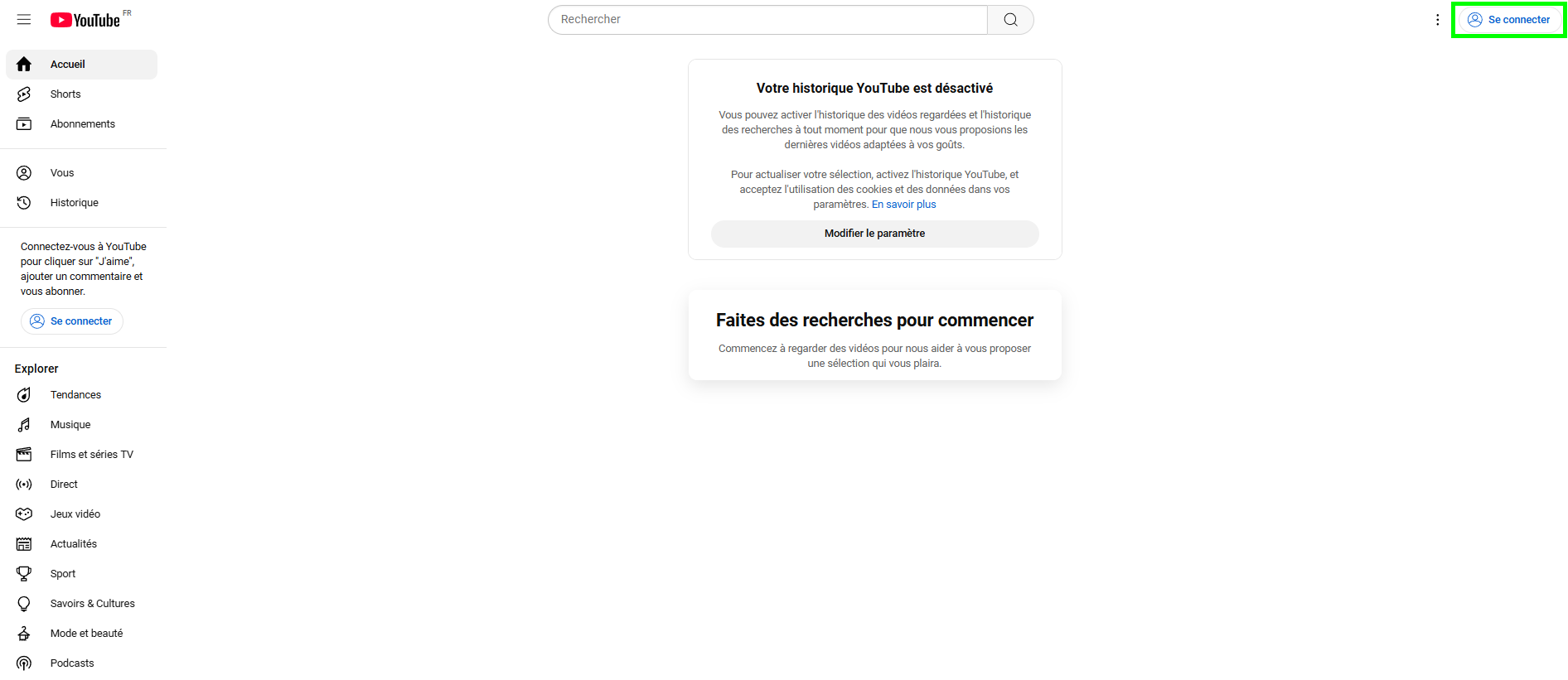 créer un compte YouTube sur YouTube