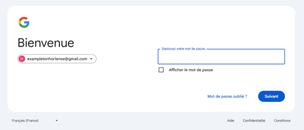 se connecter à son compte Google