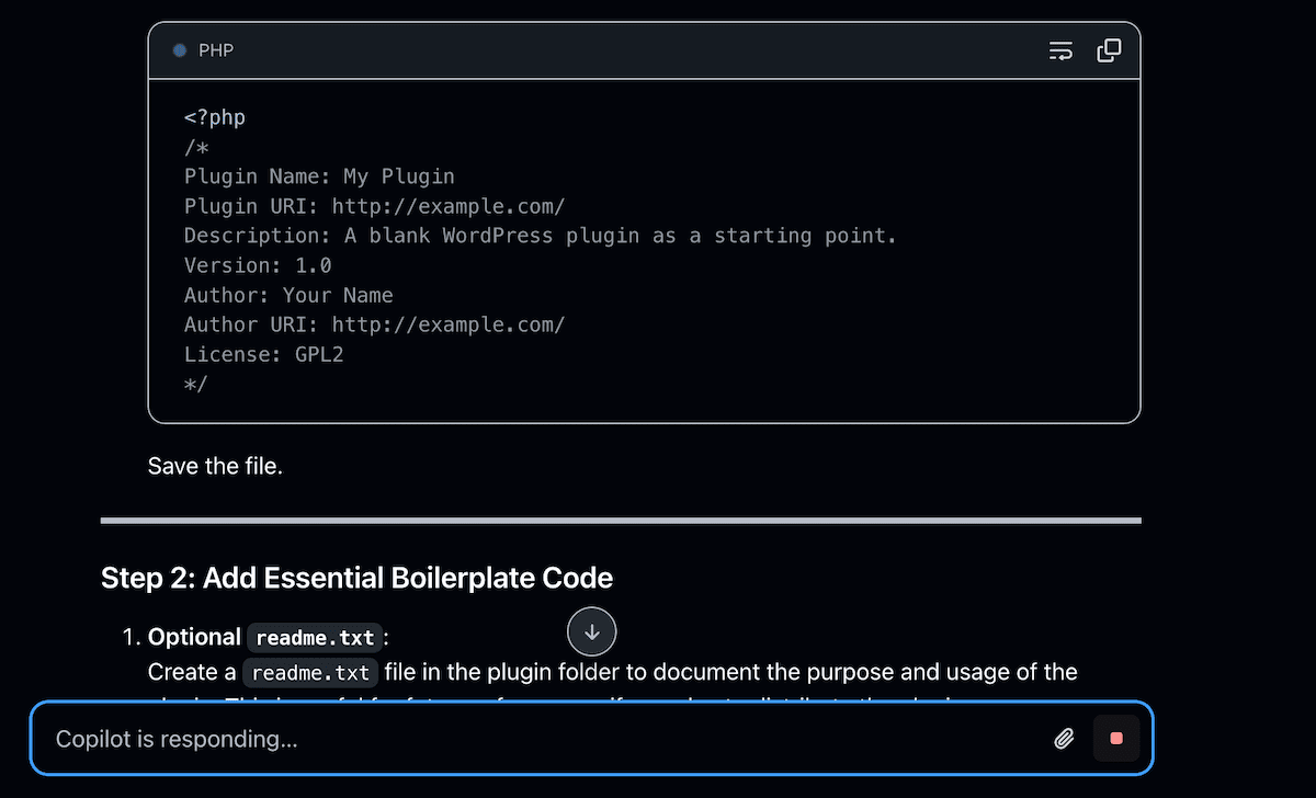 Das Github Copilot Tool.