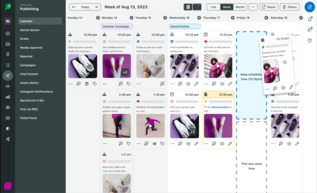 Kalender de Publikationen Sur Sprout Social