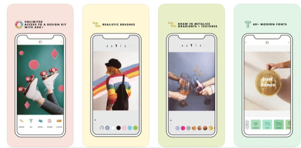 Imaging en Colores Pastel de Las Funciones Que ofrece Ein Design -Kit