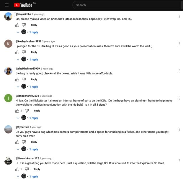 Las respuestas a los comentarios en youtube impulsan las interacciones
