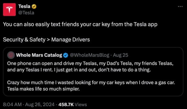 Respuesta de tesla en xcon consejo personizado