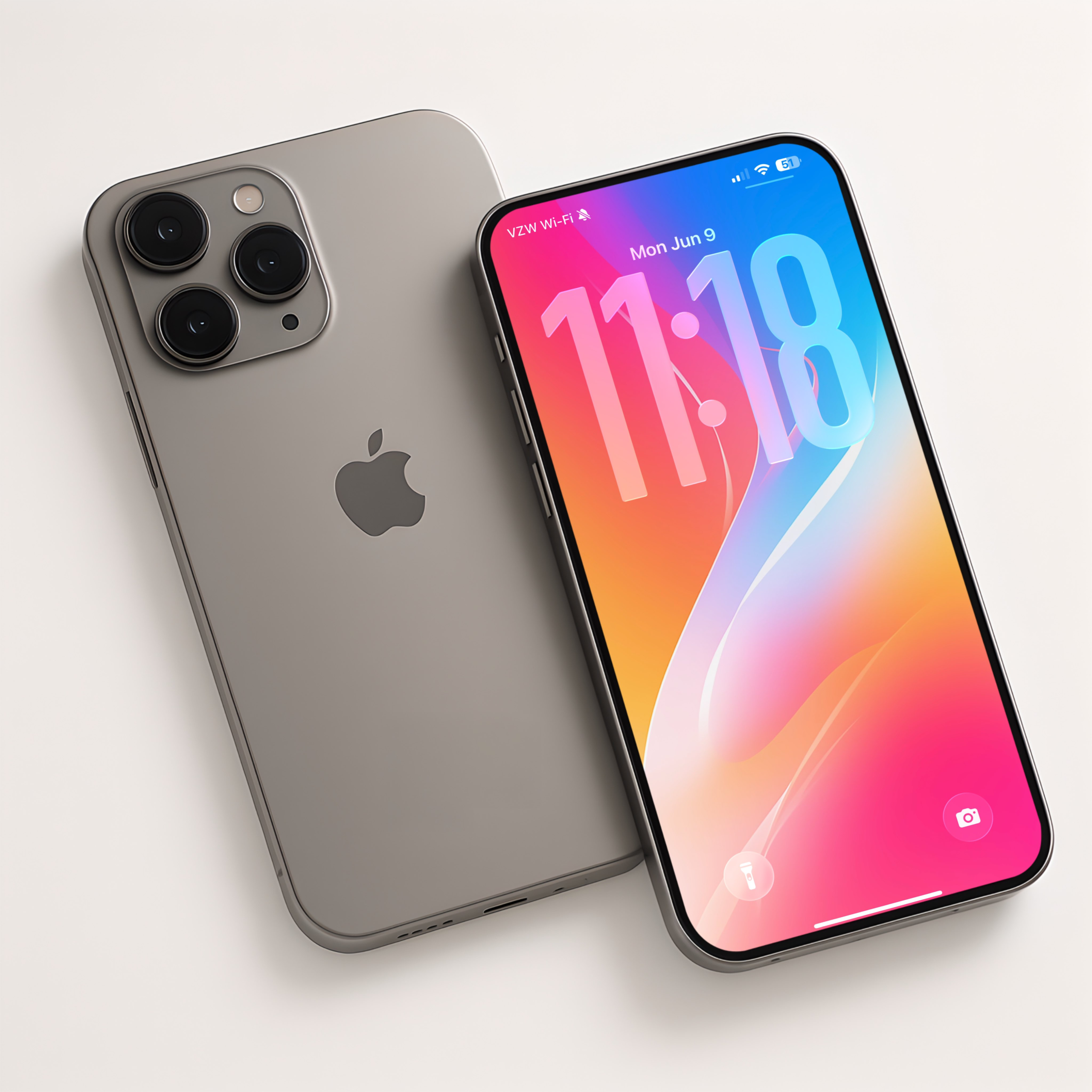 Abstract gradient wallpaper for iPhone