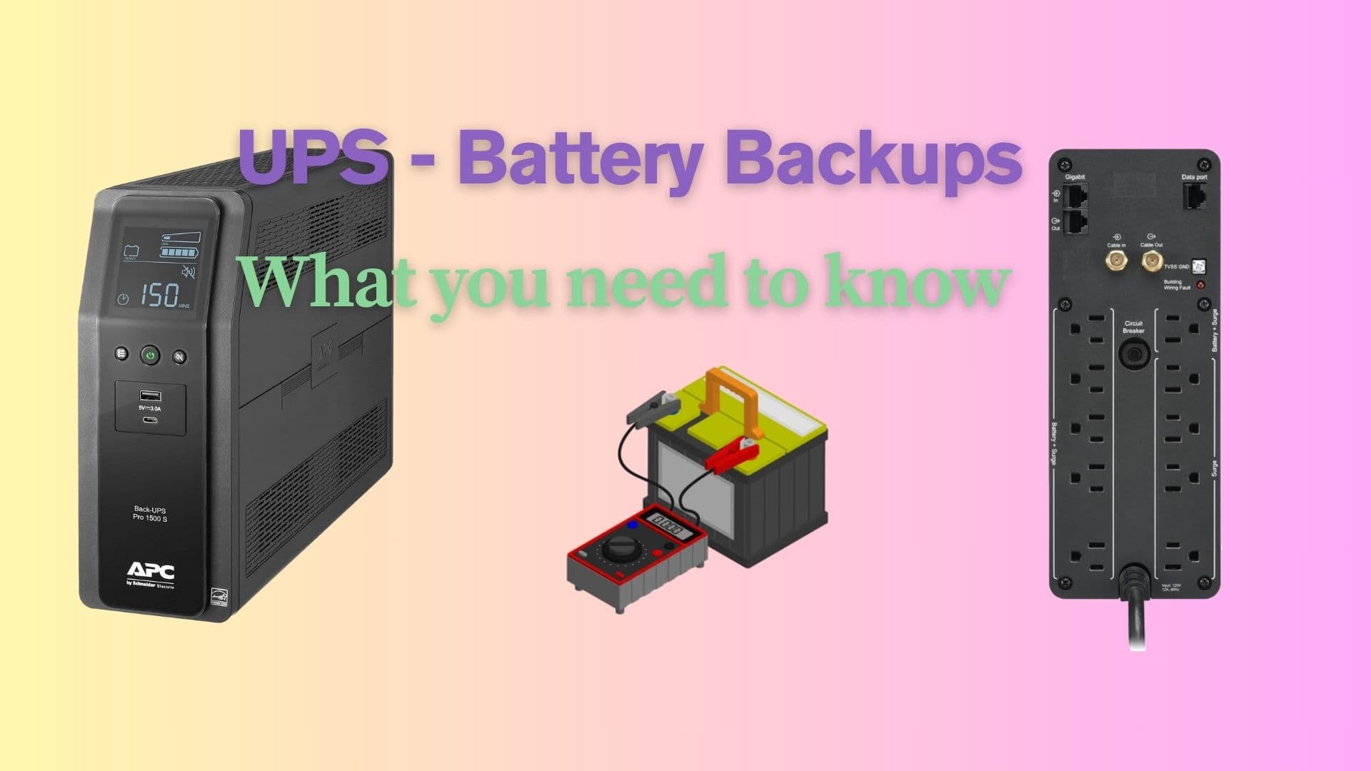 Berücksichtigen Sie eine Batteriesicherung für Ihren Computer? Hier ist alles, was Sie wissen müssen