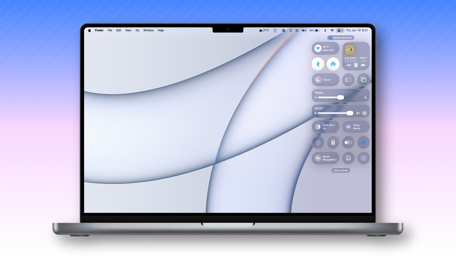 So personalisieren Sie das Kontrollzentrum in Mac auf MacOS Tahoe 26