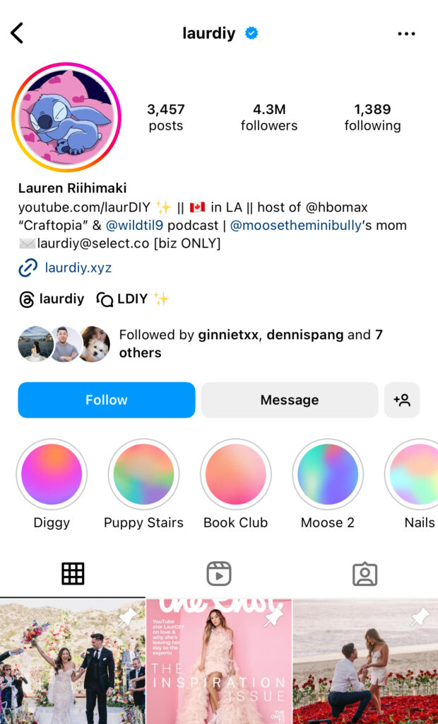 Farbenfroher-Konto von Instagram-Schöpfer Laurdiy
