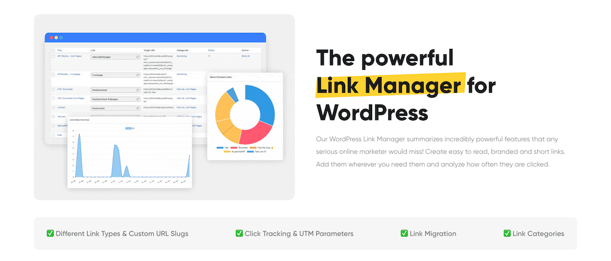 Die Website ClickWhale Auto Linker.