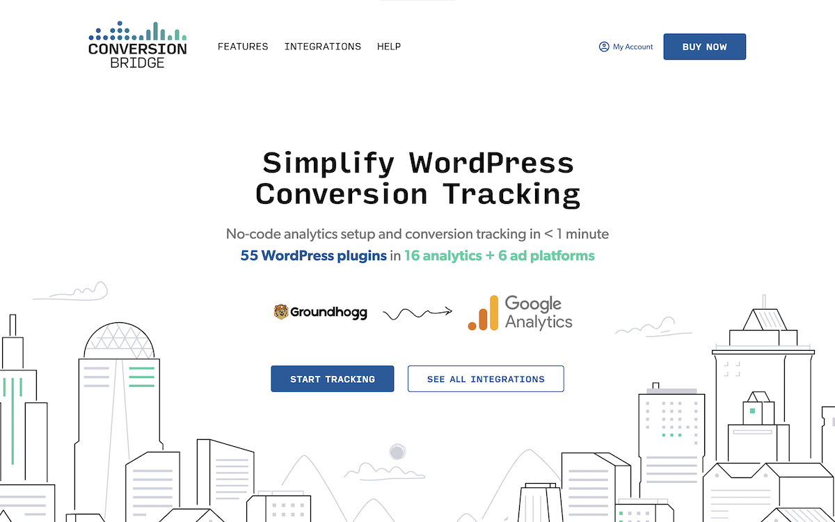 The Conversion Bridge website.