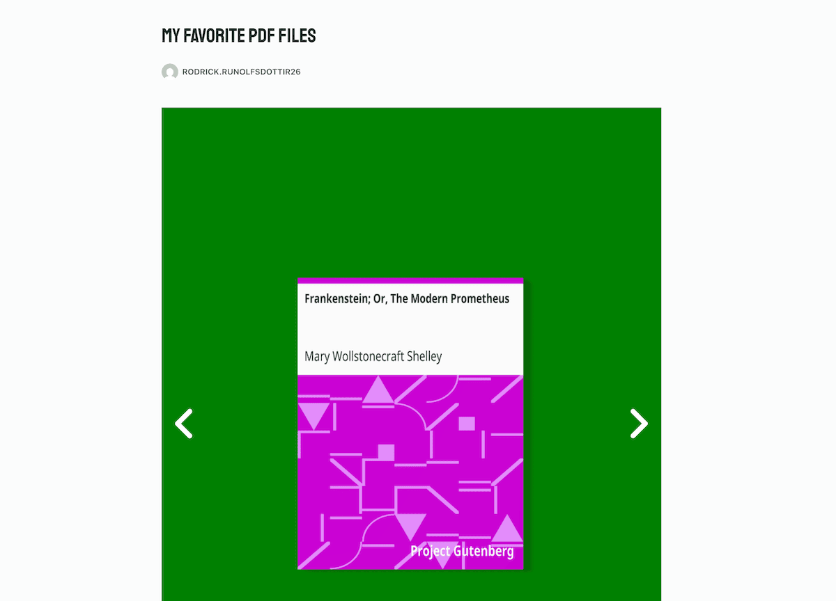 Anpassungen an den PDF -Viewer des Embedffresses.