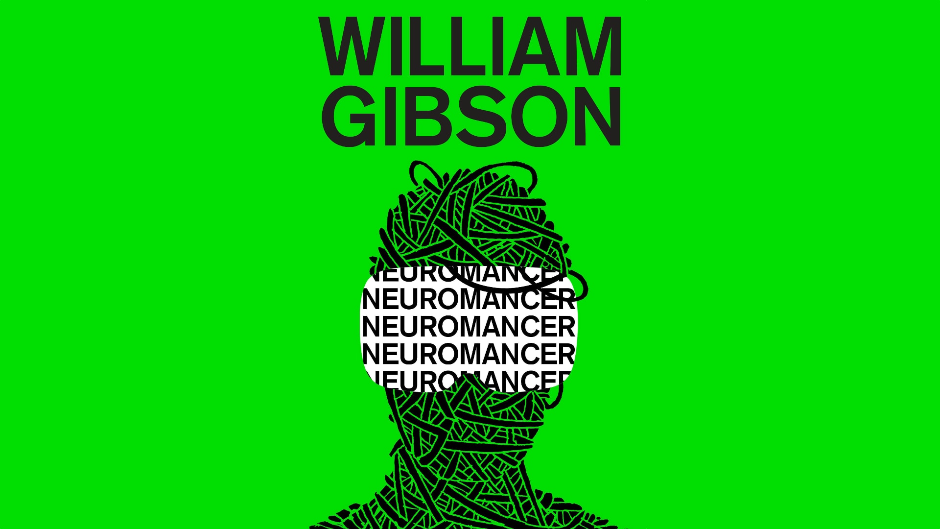 Poster -Kunstwerke für eine Apple TV Adaption von William Gibsons Roman „Neuromancer“.