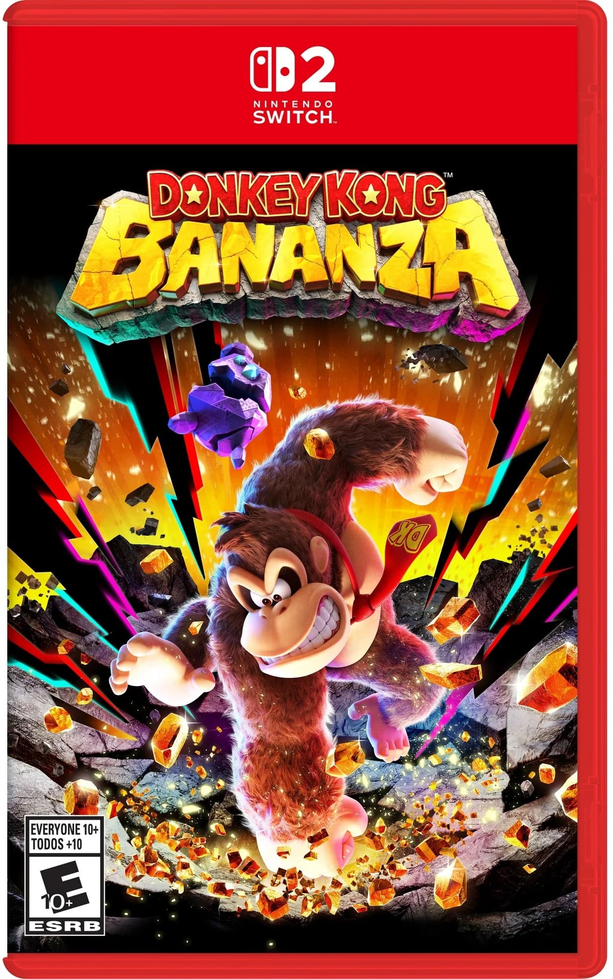 Donkey Kong Bonanza Nintendo Switch 2 artwork.