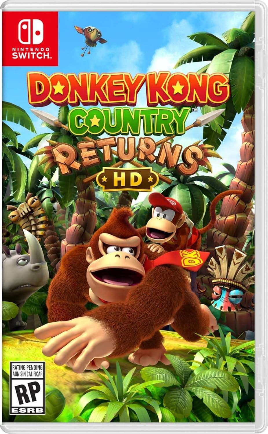 Donkey Kong Country Returns HD artwork.