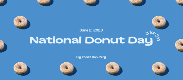Captura de Pantalla de la foto de Portada de la Tienda de Facebook del Día Nacional del Donut
