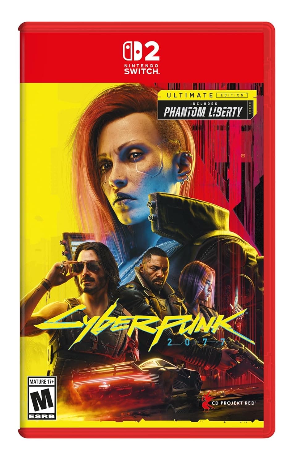 Nintendo Switch 2 Cyberpunk 2077 artwork.