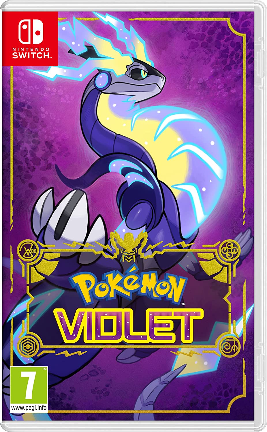 Pokémon Violet Game Artwork für Nintendo Switch.