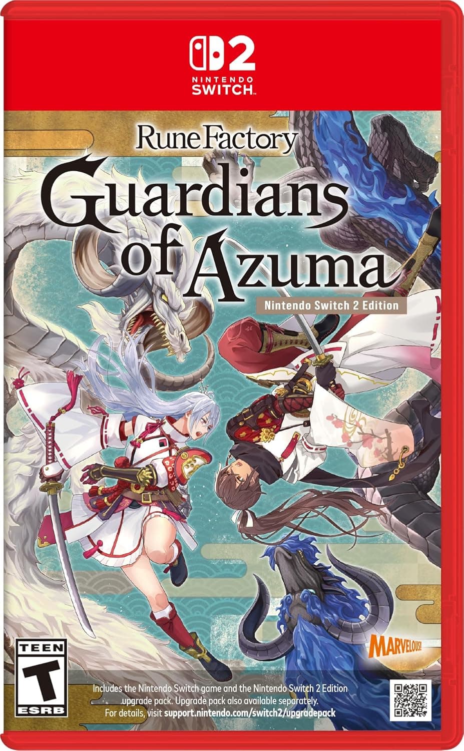 Rune Factory Guardians of Azuma Nintendo Switch 2 artwork.
