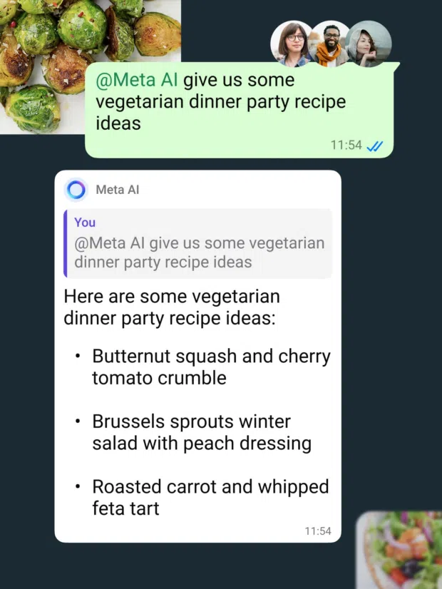 erholt sich de Dîner Proposées par l'a de meta