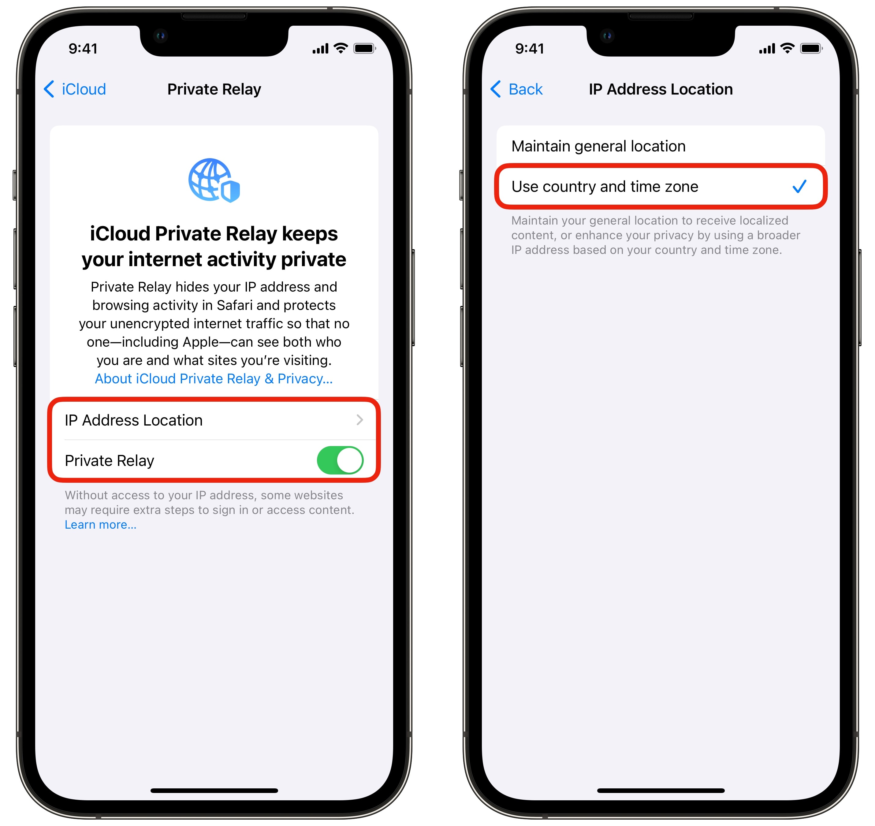 ICloud Private Relay Einstellungen iPhone Aktivieren Sie das iCloud Private Relay