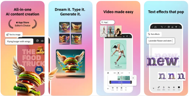 Creación de Condenido y Videos Con Adobe Express