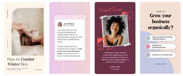Función de Arrastrar y Soltar de Easil Para Crear Historias de Instagram y Crecer tu cuenta orgánicamente