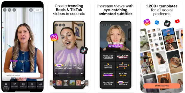 Crea Reels y Videos de Tiktok Que Sigan Las Tendencias Con Subtulos Animados y Plantillas Personalizadas