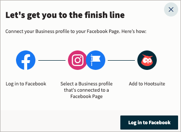 Connetti il Tuo Profilo Business Facebook Alla Relativa Pagina Facebook e Aggiungi Tutto Su Hootsuite
