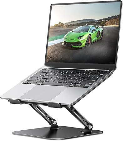 Einstellbarer Aluminium -Laptop -Ständer für Schreibtisch