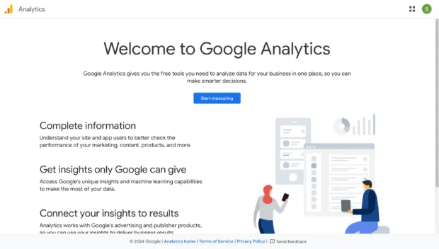 Panel de Google Analytics: Fertigstellung