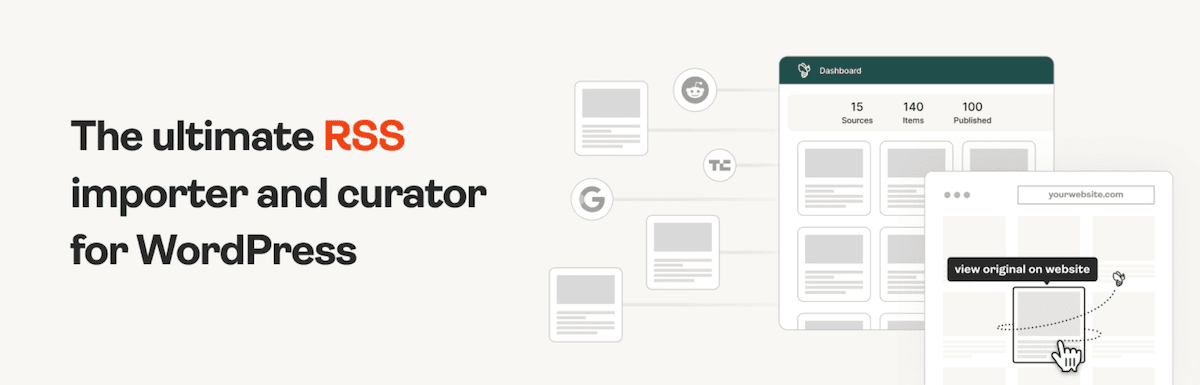 Das Aggregator -Header -Bild von WordPress.org.