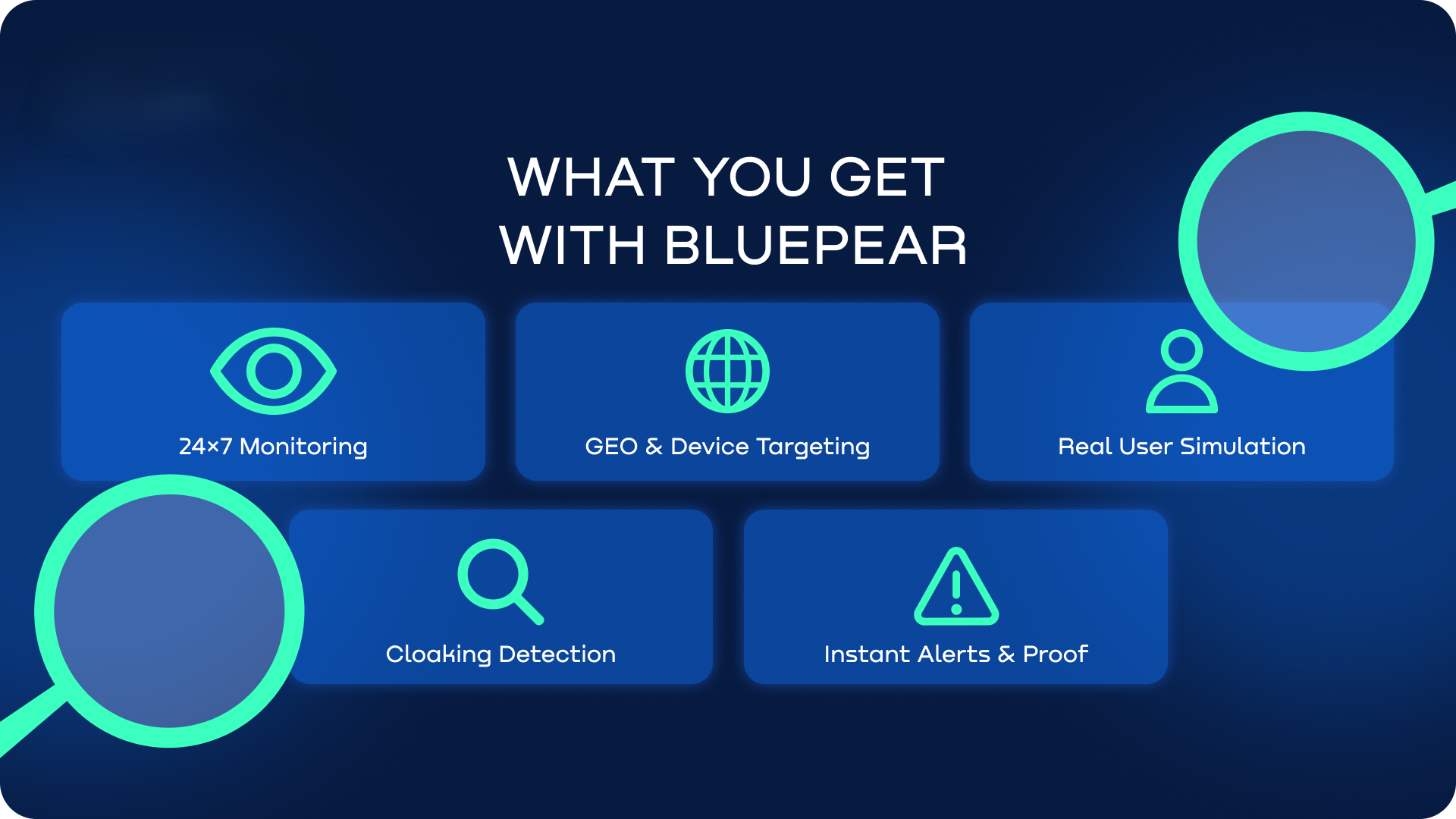 Bluepear -Funktionen