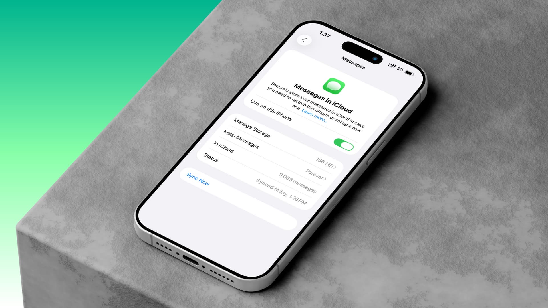 How to delete old messages in iCloud on iPhone